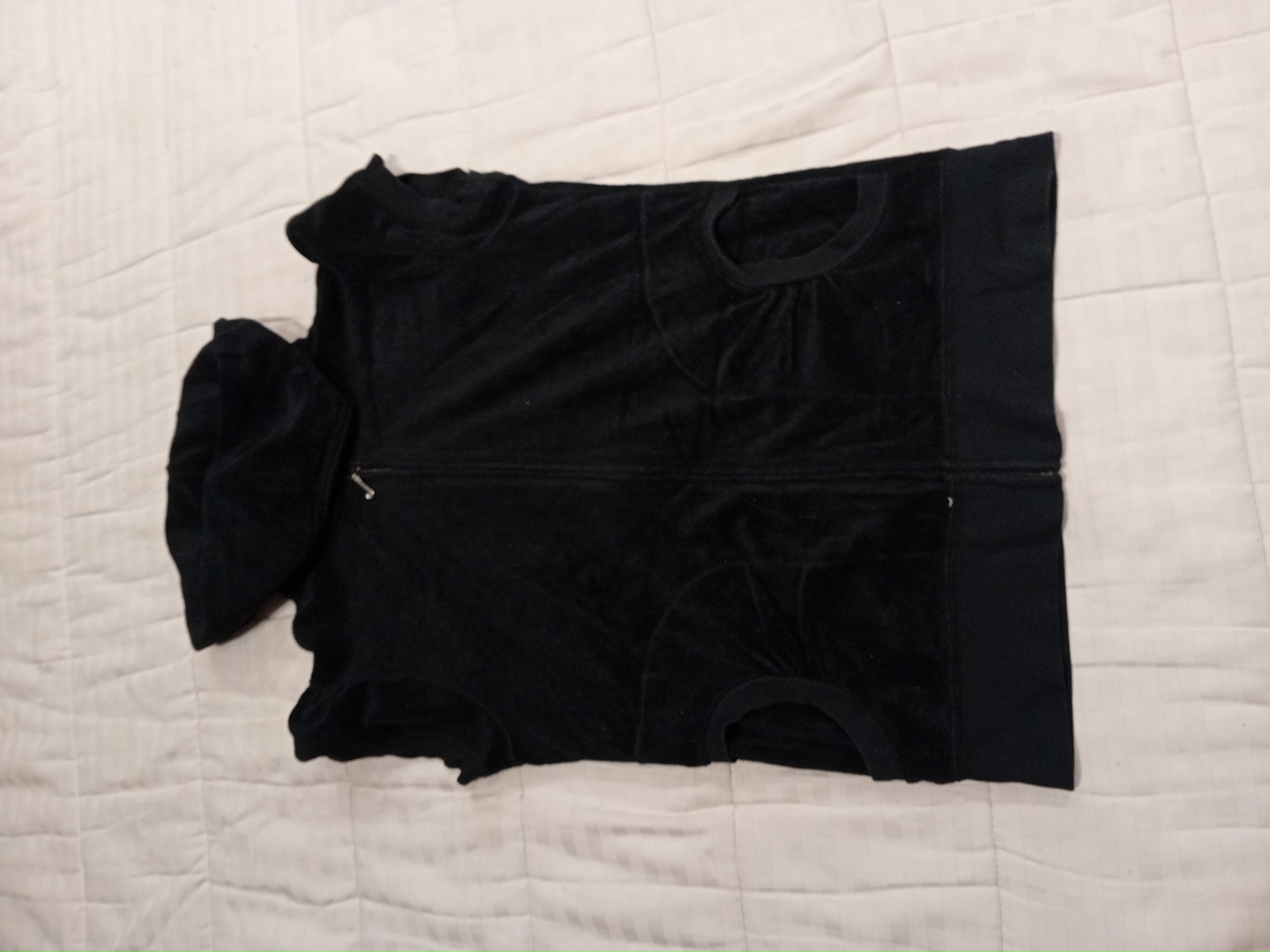 Juicy Couture Black Velvet Hoodie