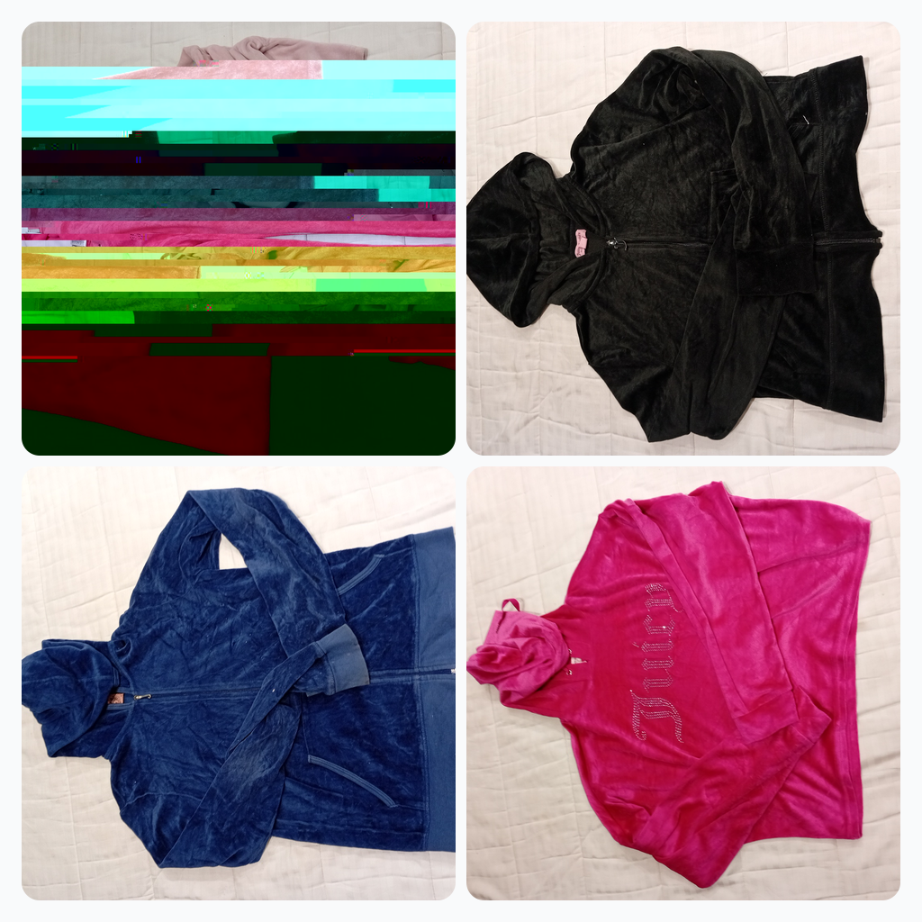 「Juicy Couture Velour Hoodie & Sweatshirt Bundle 1..