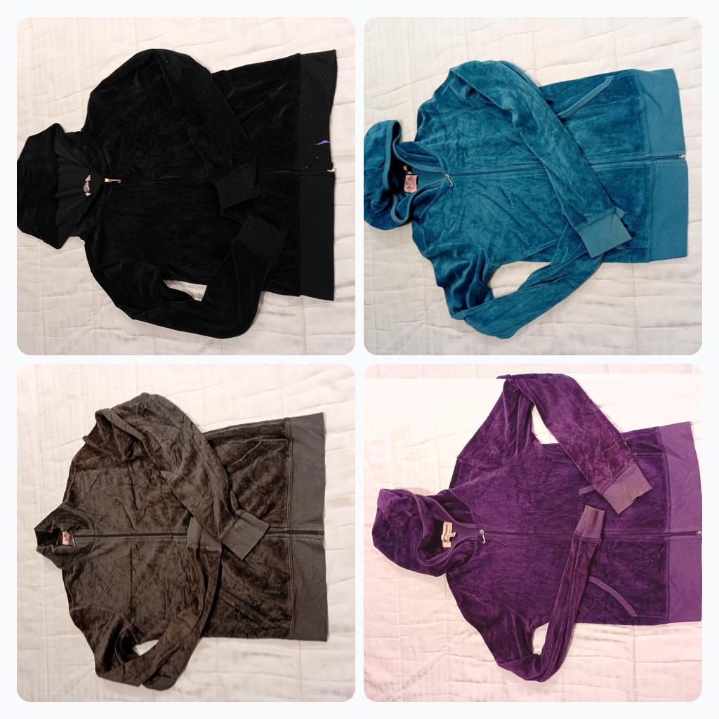 Juicy Couture Velours Hoodie & Jacken-Bundle 11 Te..