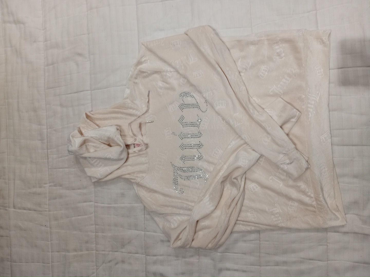 Felpa in Velour Juicy Couture