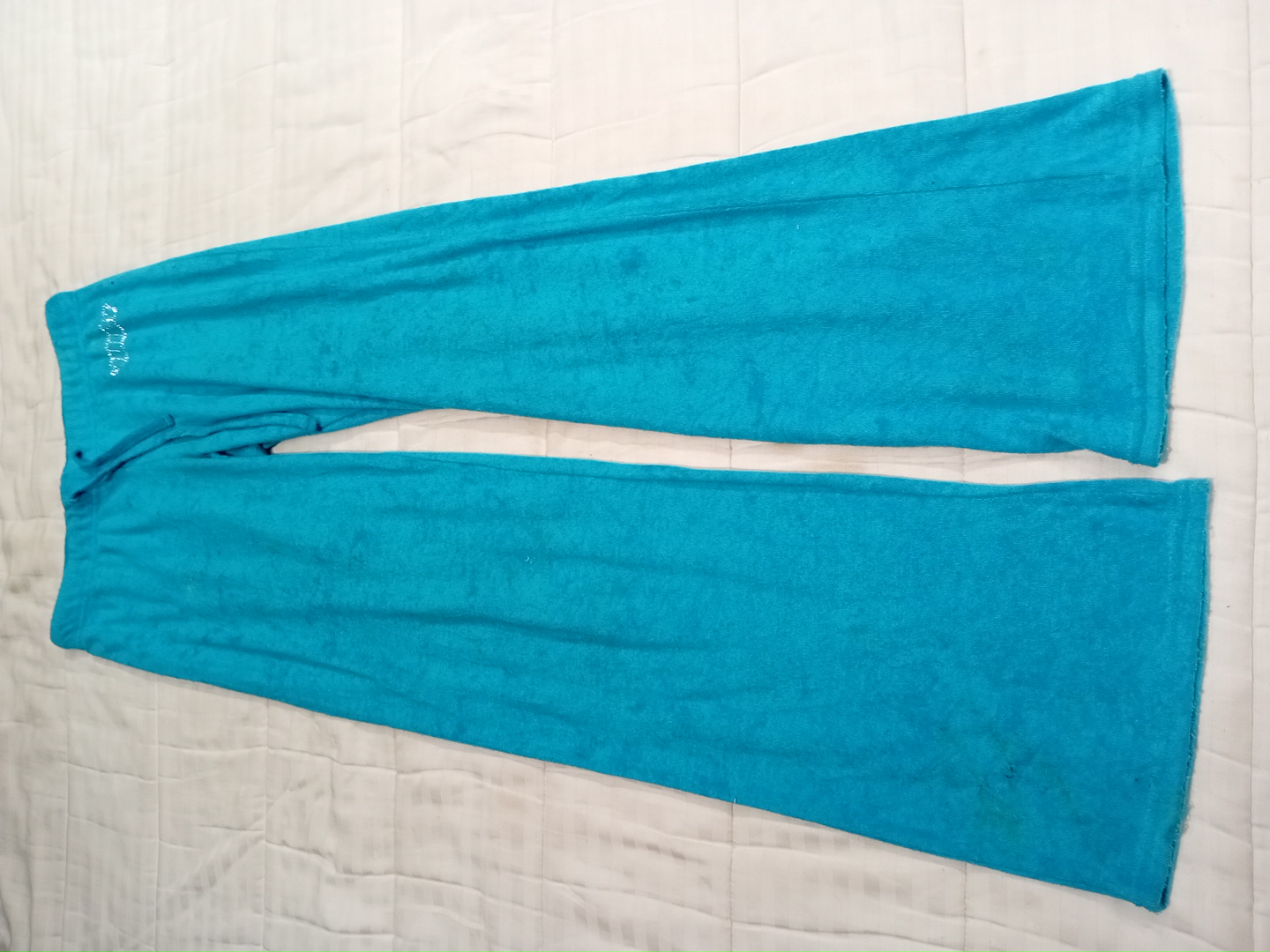 Juicy Couture Teal Velour Track Pants