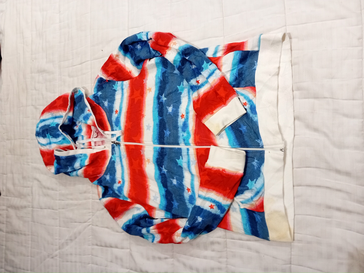 American Flag Zip-Up Hoodie