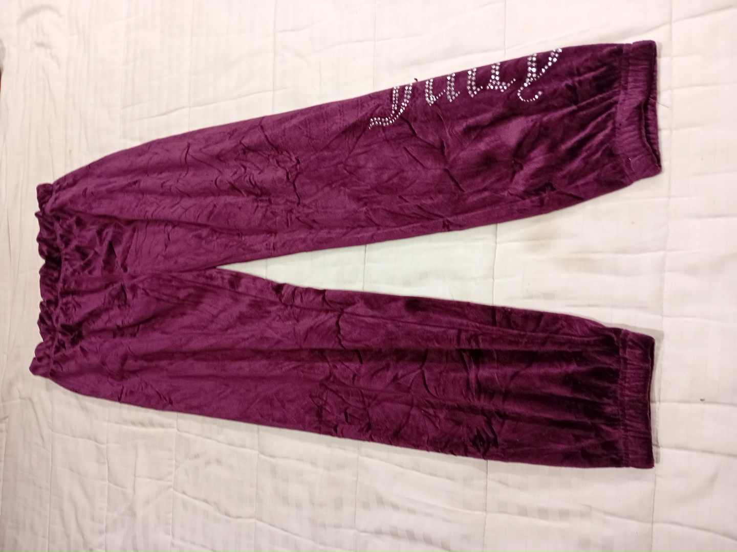 Pantalons de survêtement en velours