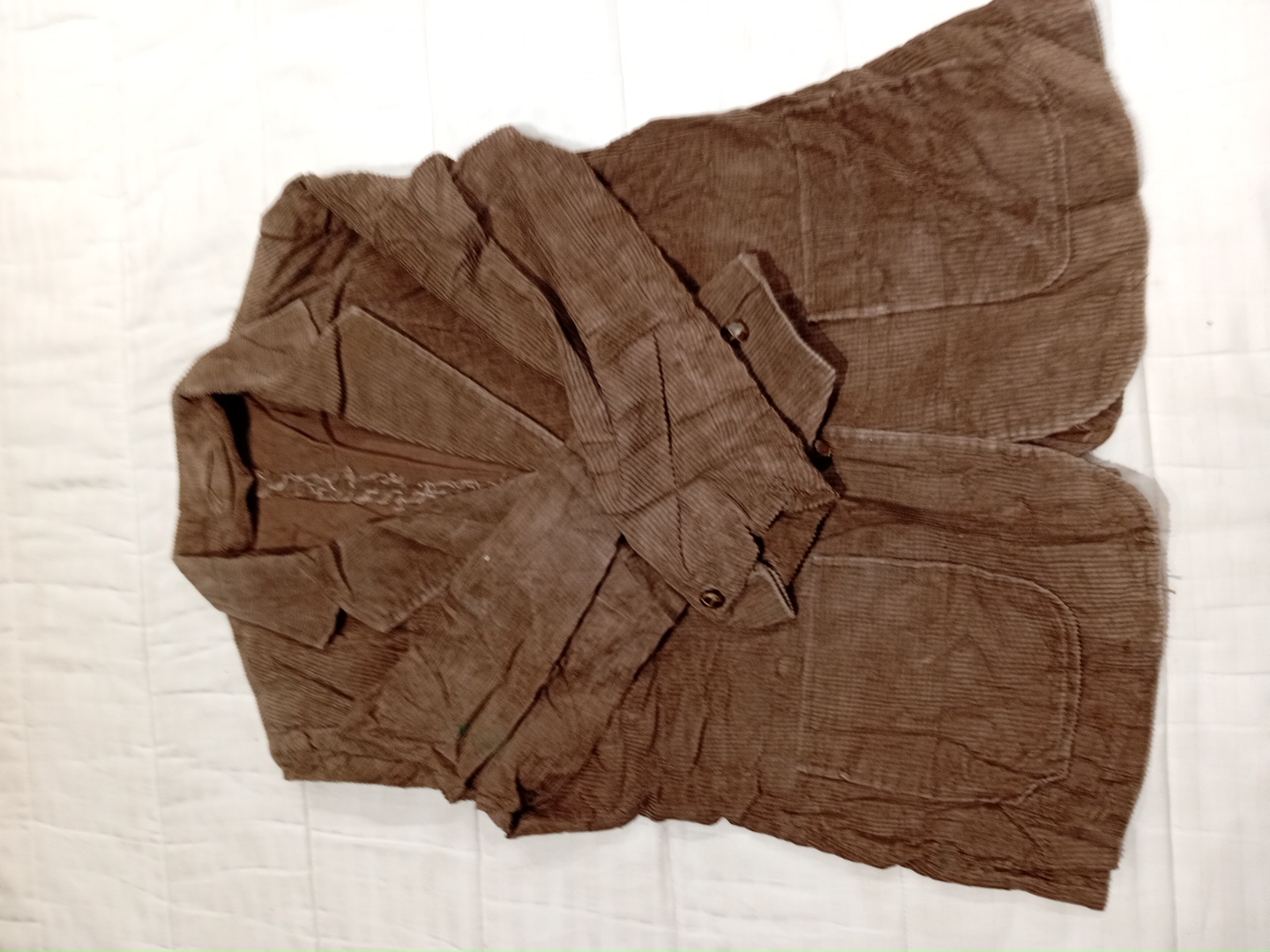 Giacca in velluto a coste marrone