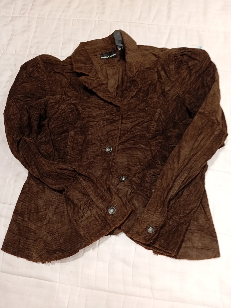 Giacca in velluto a coste marrone