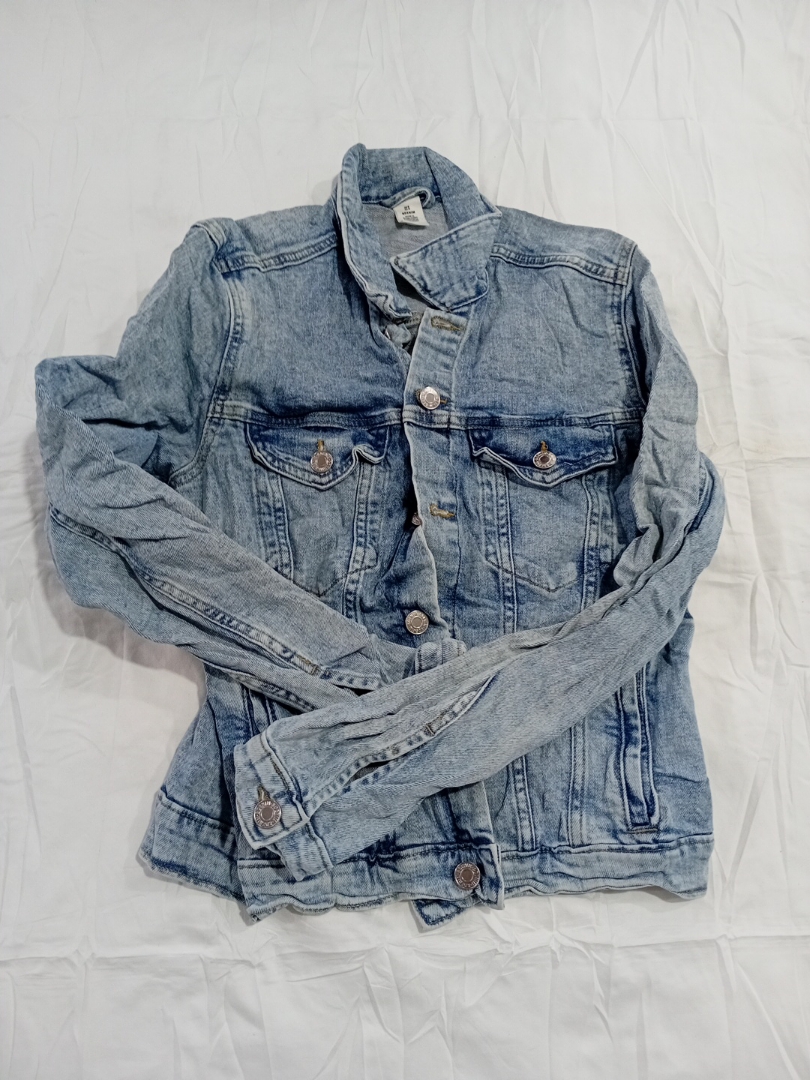 Veste en denim bleu clair Adenim