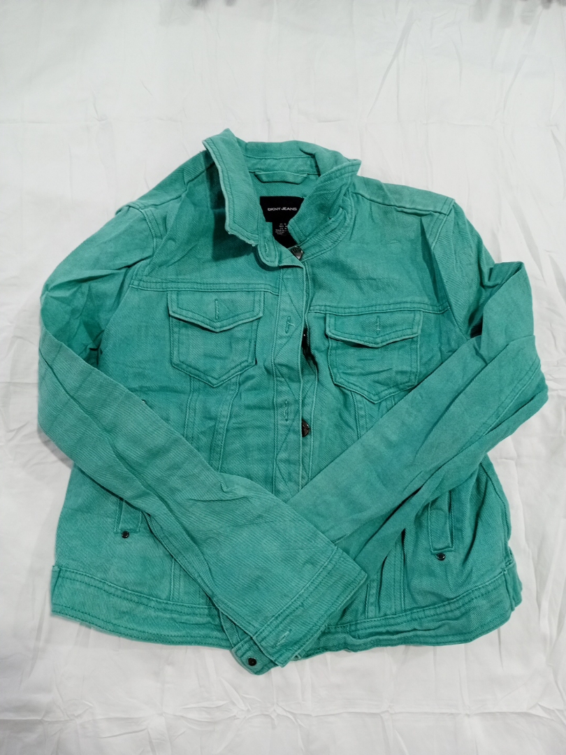DKNY JEANS Green Denim Jacket