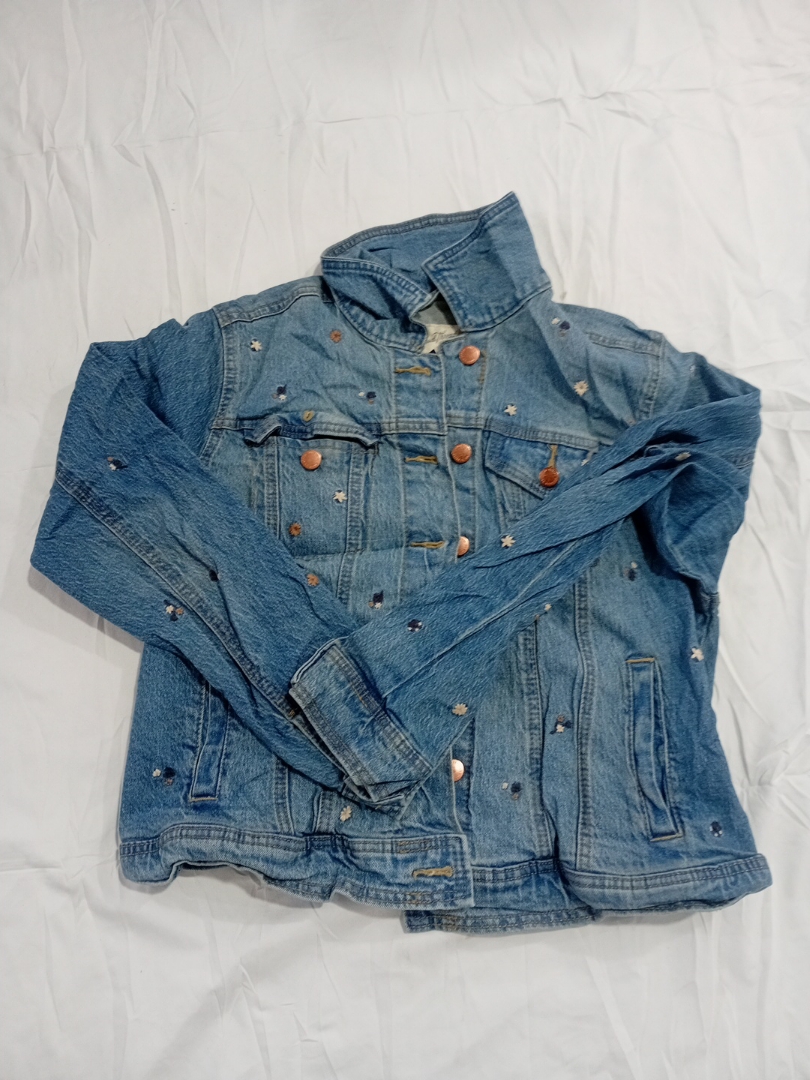 Giacca di jeans embellita