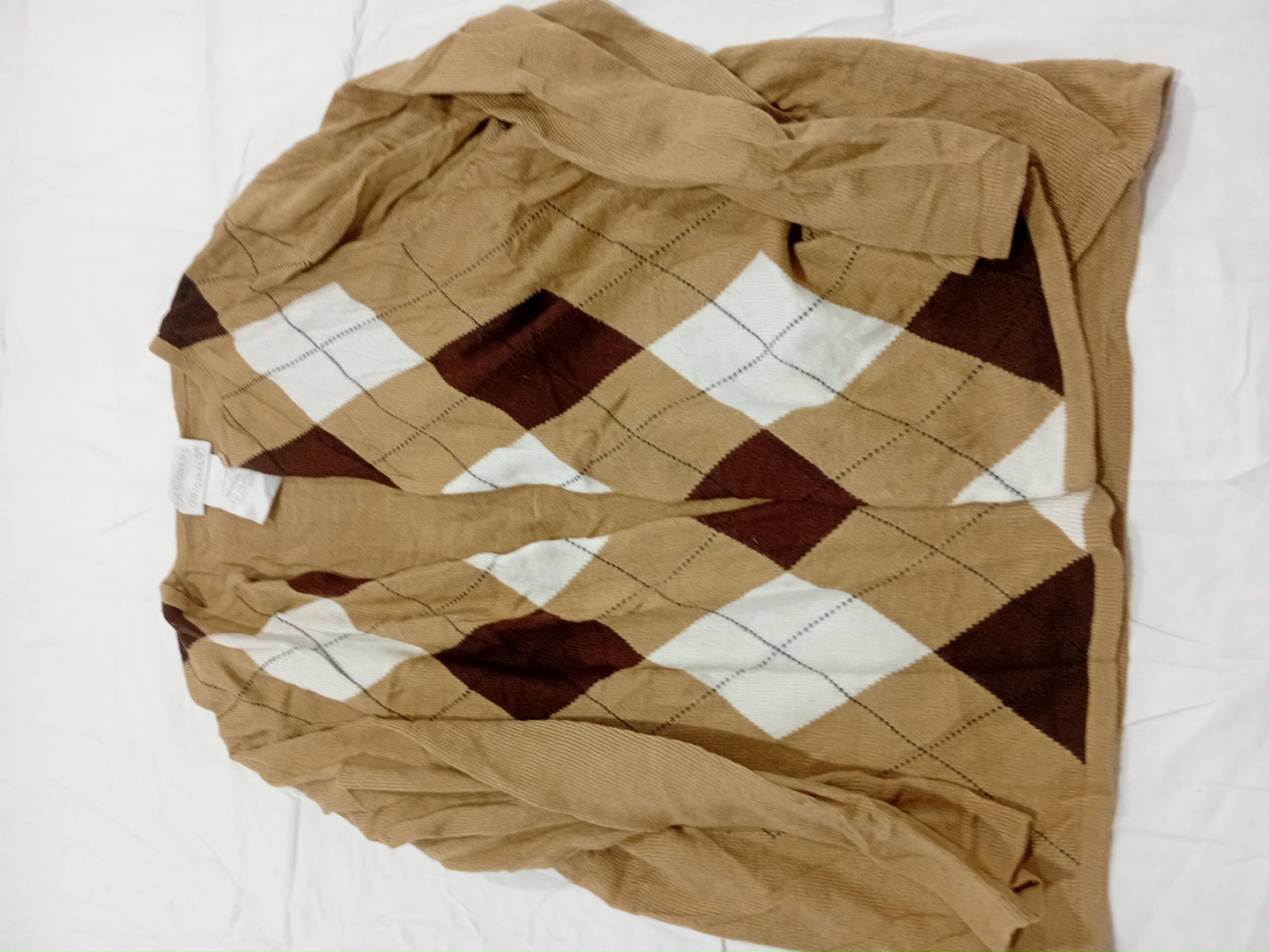 アーガイルパターンセーター