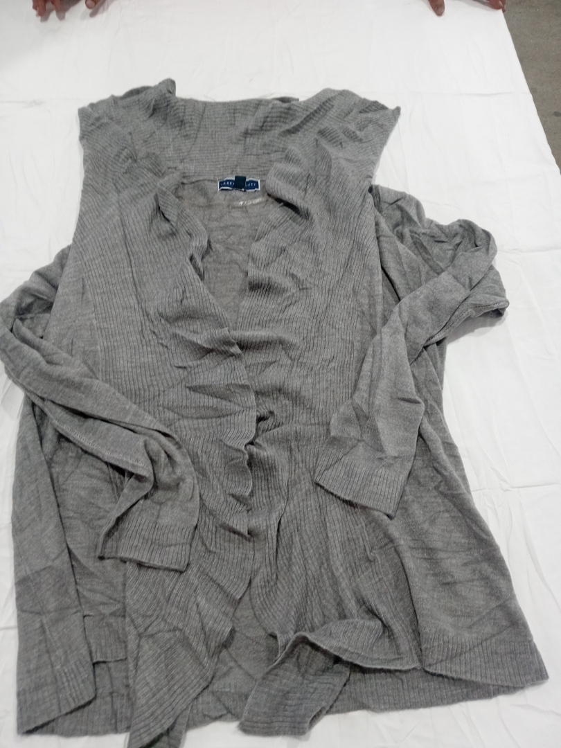 Karen Scott Grey Knit Top