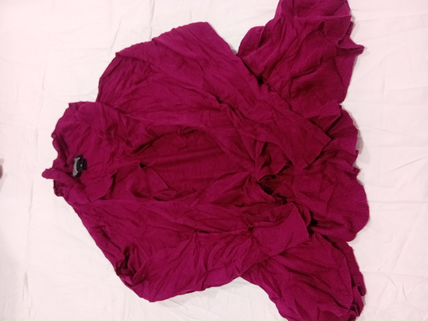 アレグラ マジェンタ コットン セーター