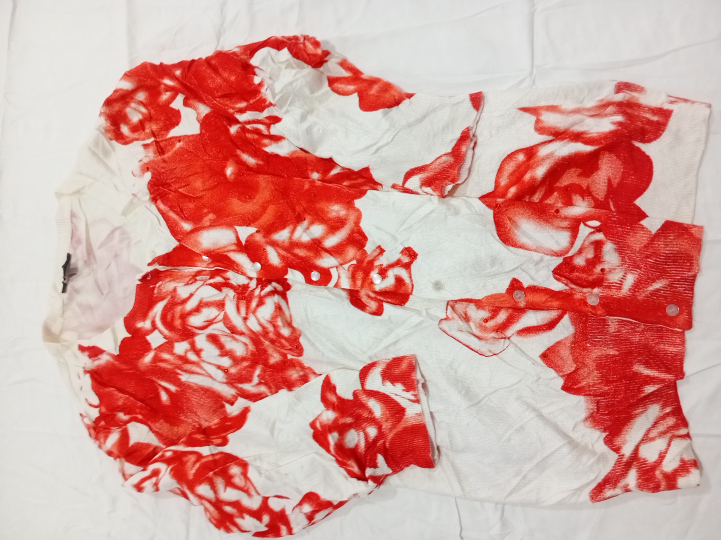 Floral Print Button-Down Shirt