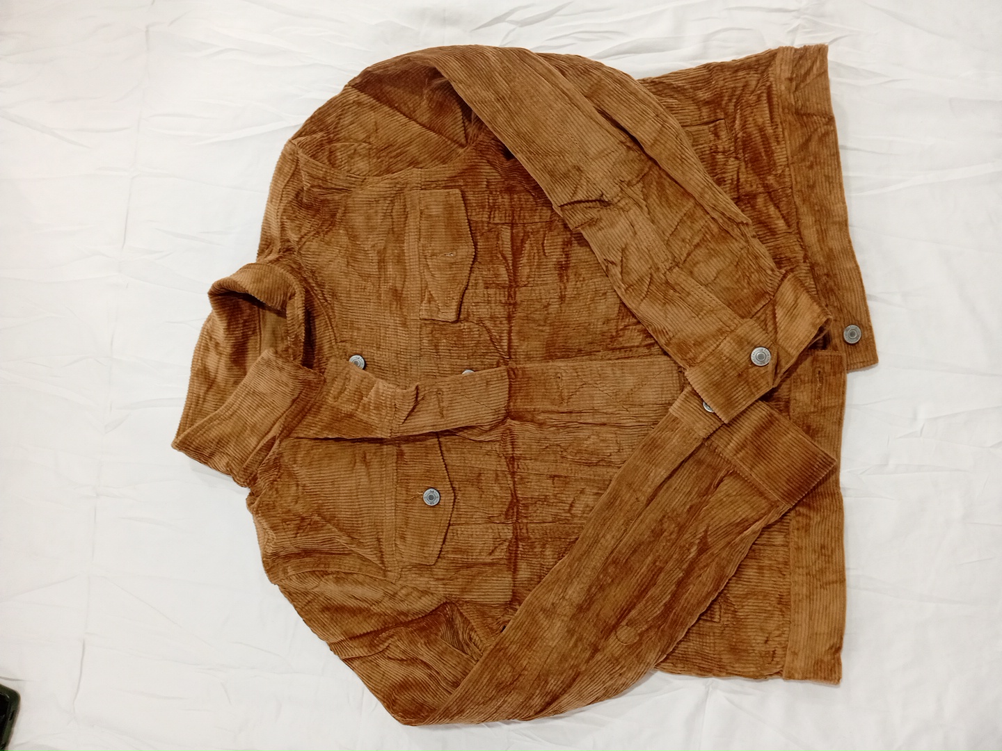 Giacca di velluto a coste marrone