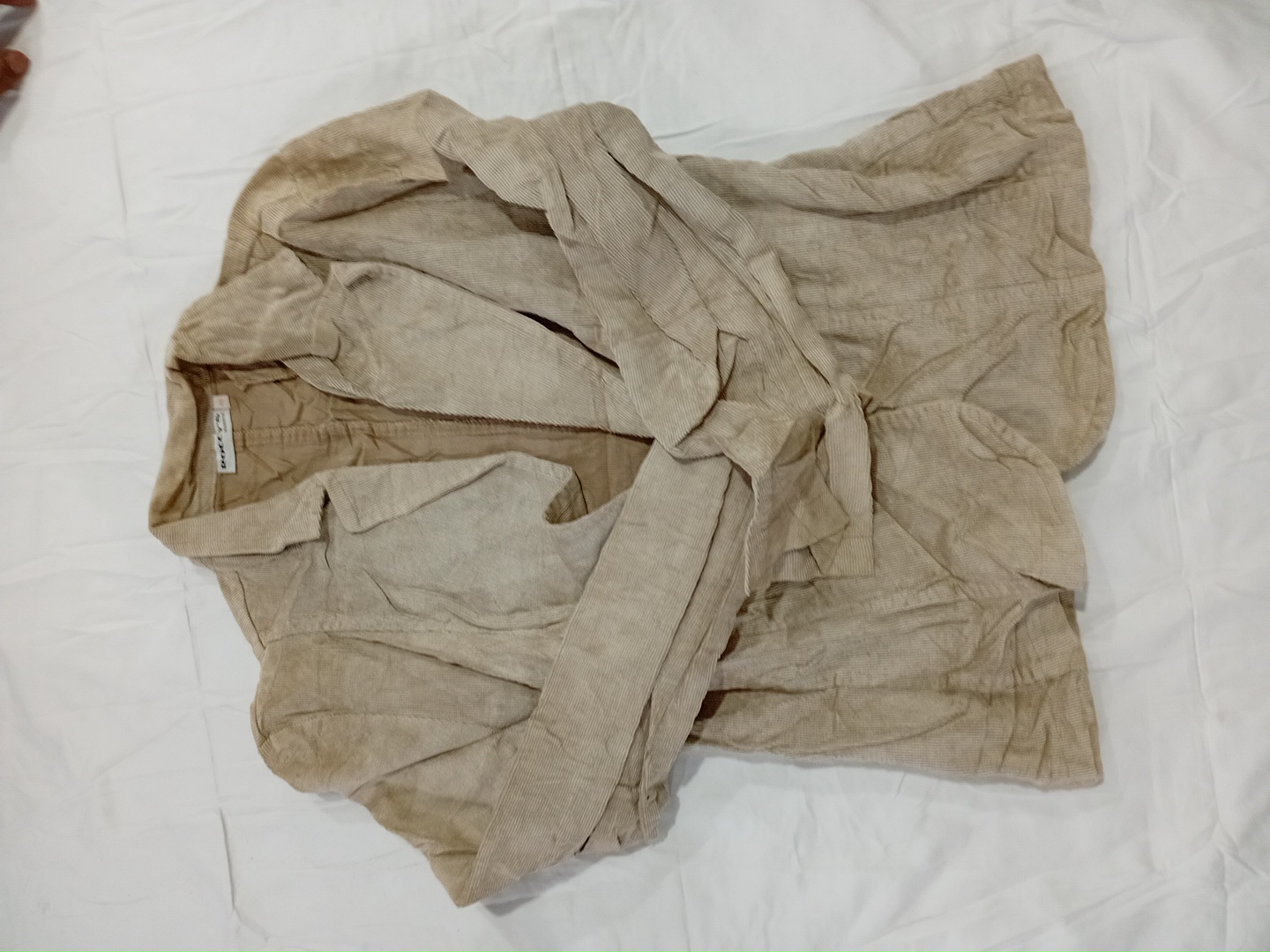 Beige Corduroy Jacket