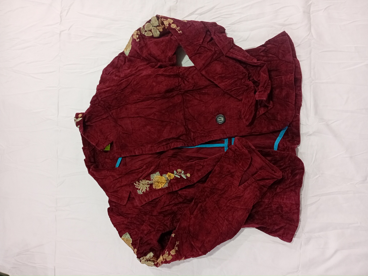 Embroidered Red Jacket