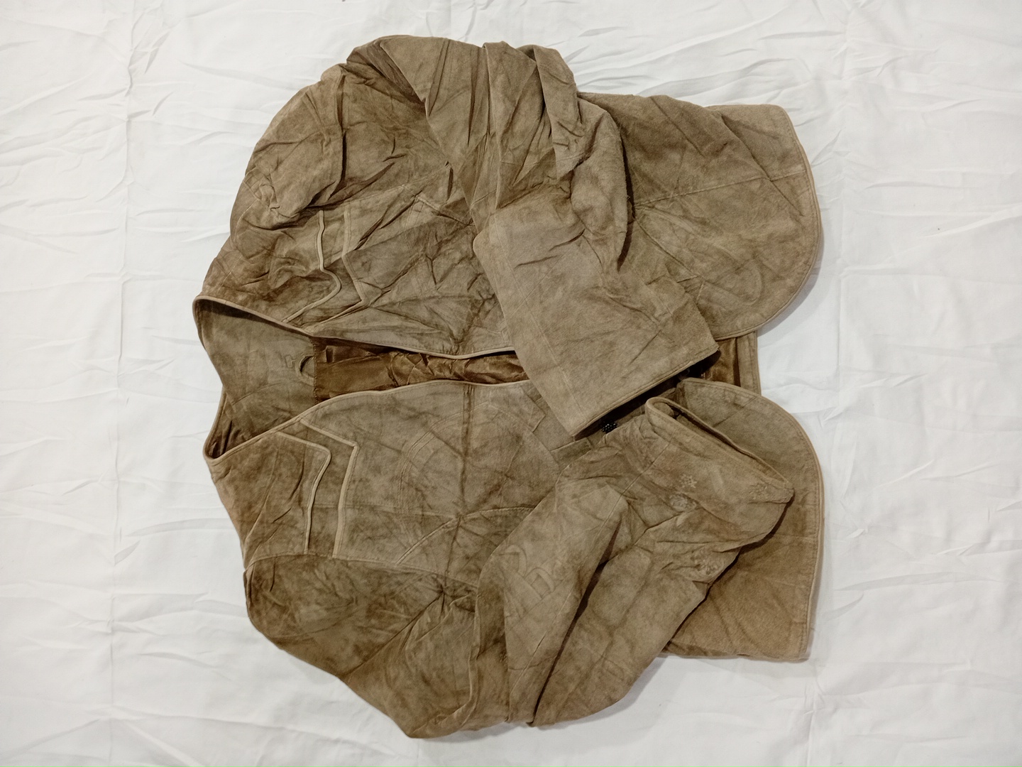 ブラウンスエードジャケット