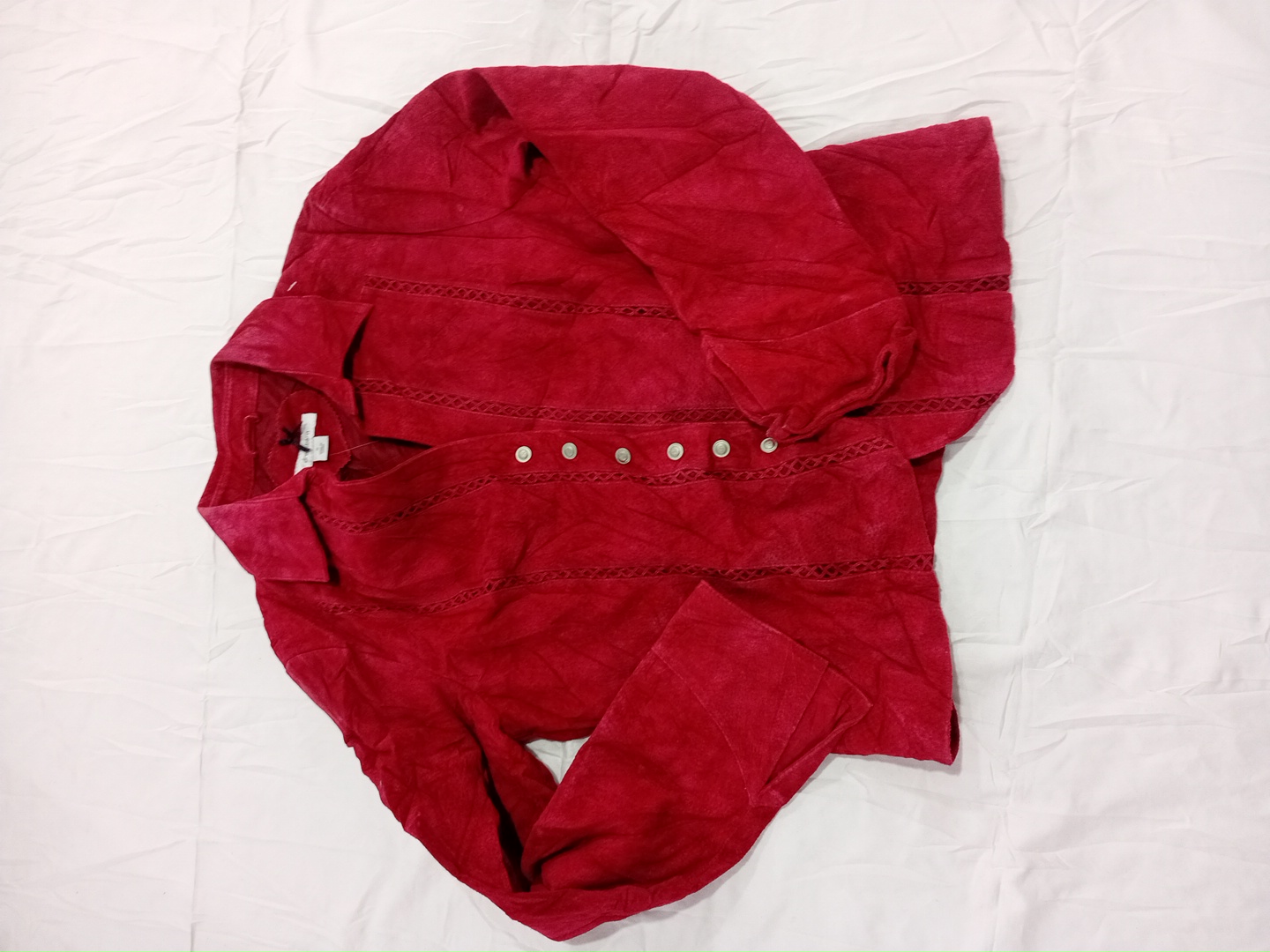 レッドスエードジャケット