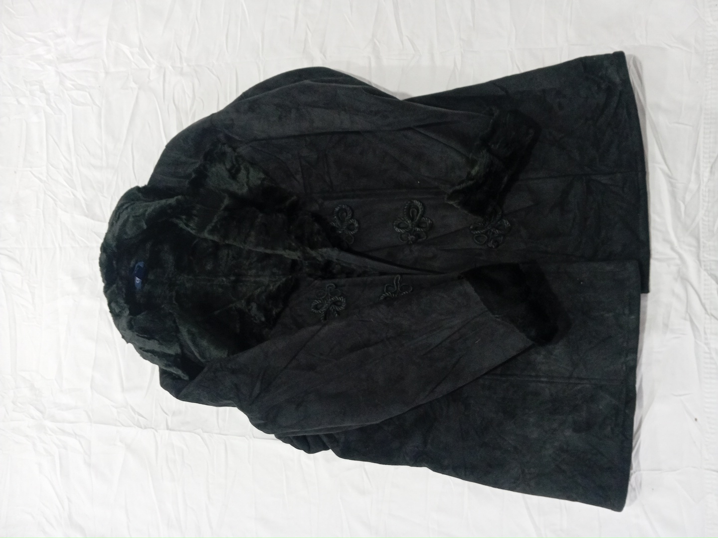 Black Faux Fur Jacket