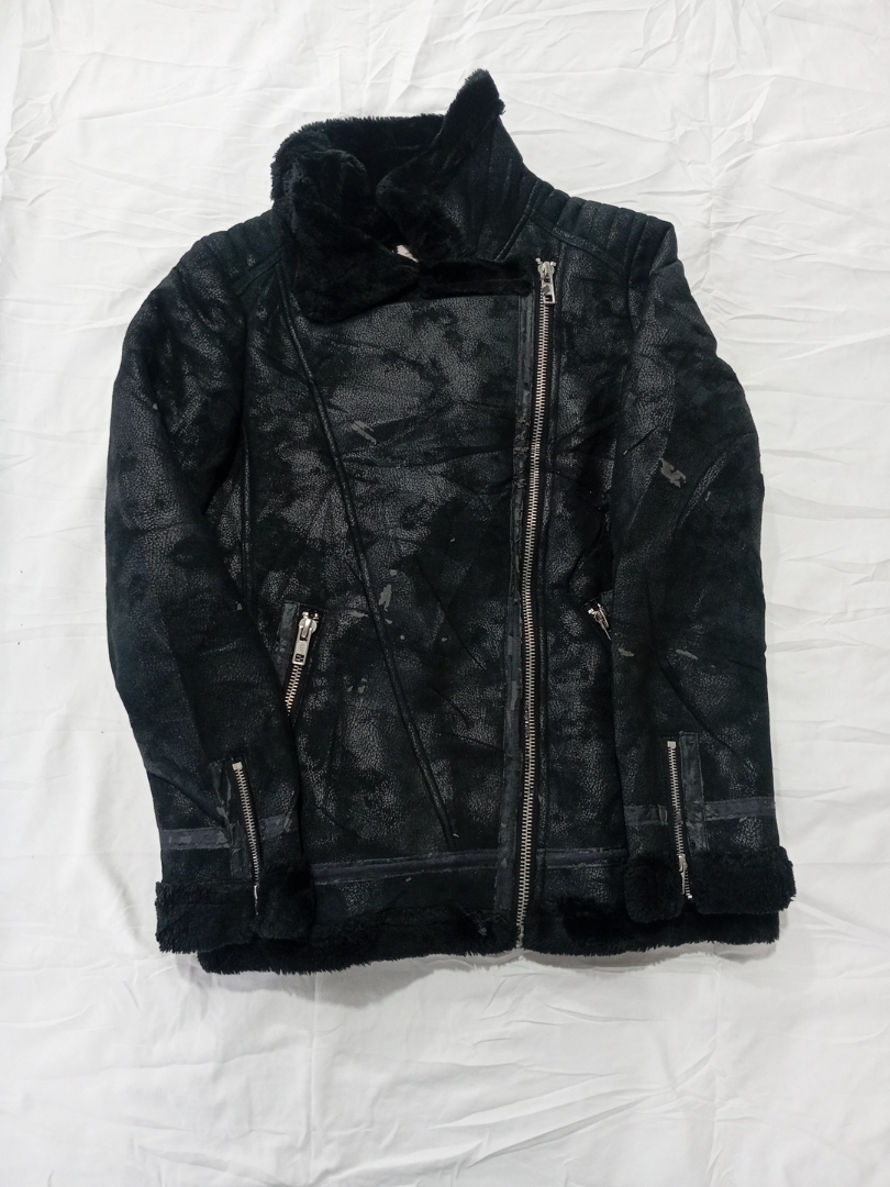 Black Faux Leather Jacket