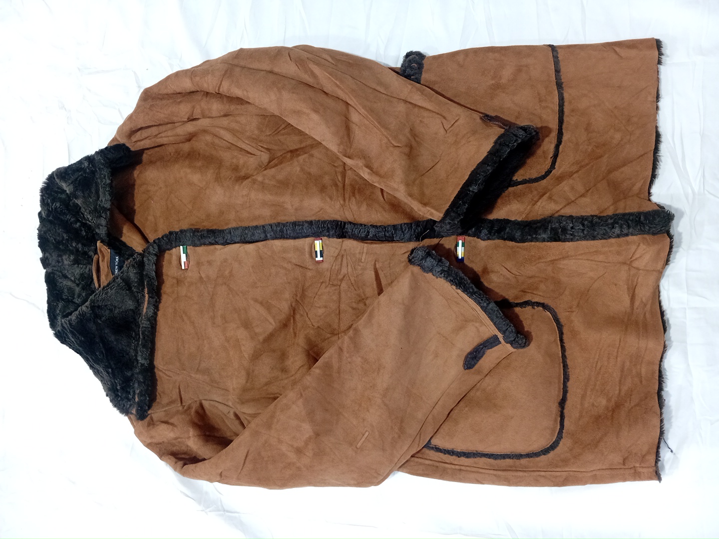 Brown Faux Fur Jacket