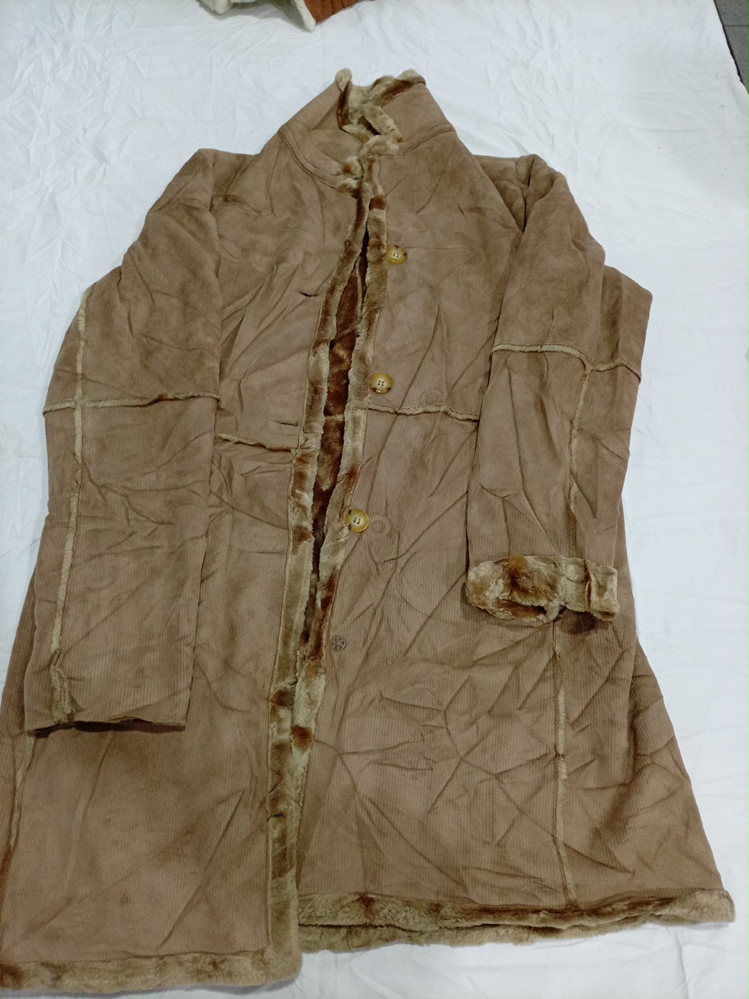 Giacca in velluto a coste marrone