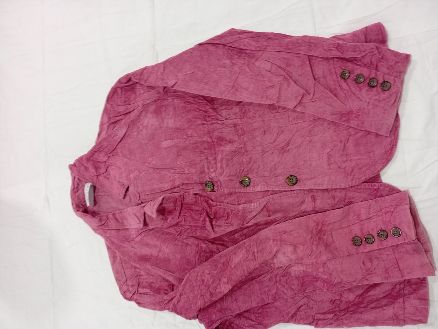 Camicia rosa a maniche lunghe