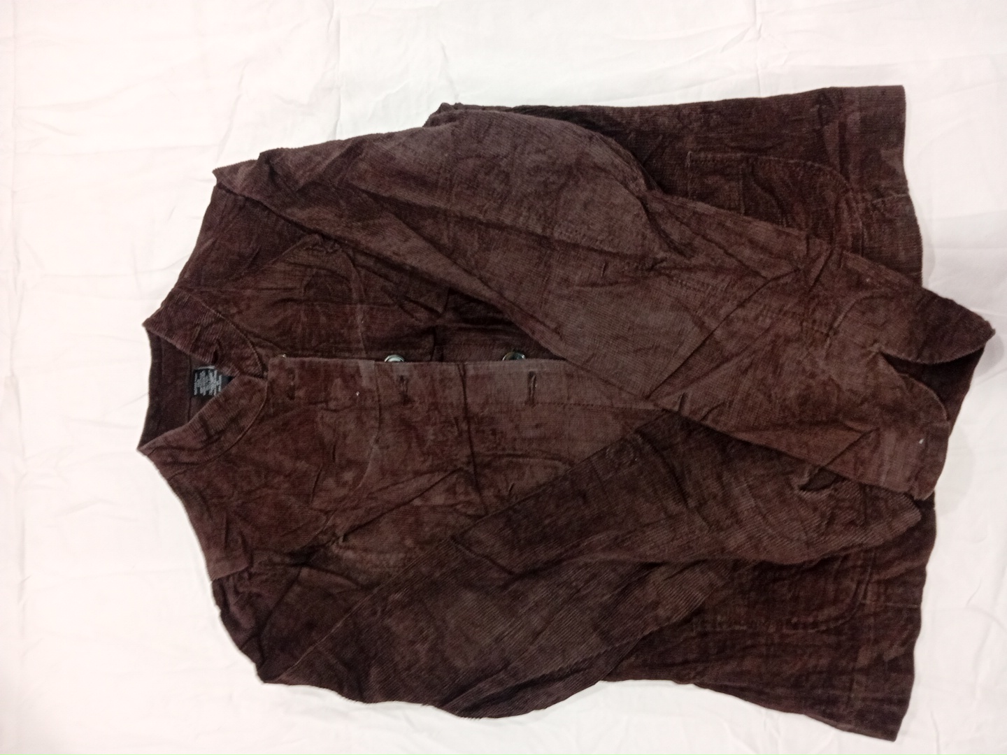 Giacca di cotone marrone