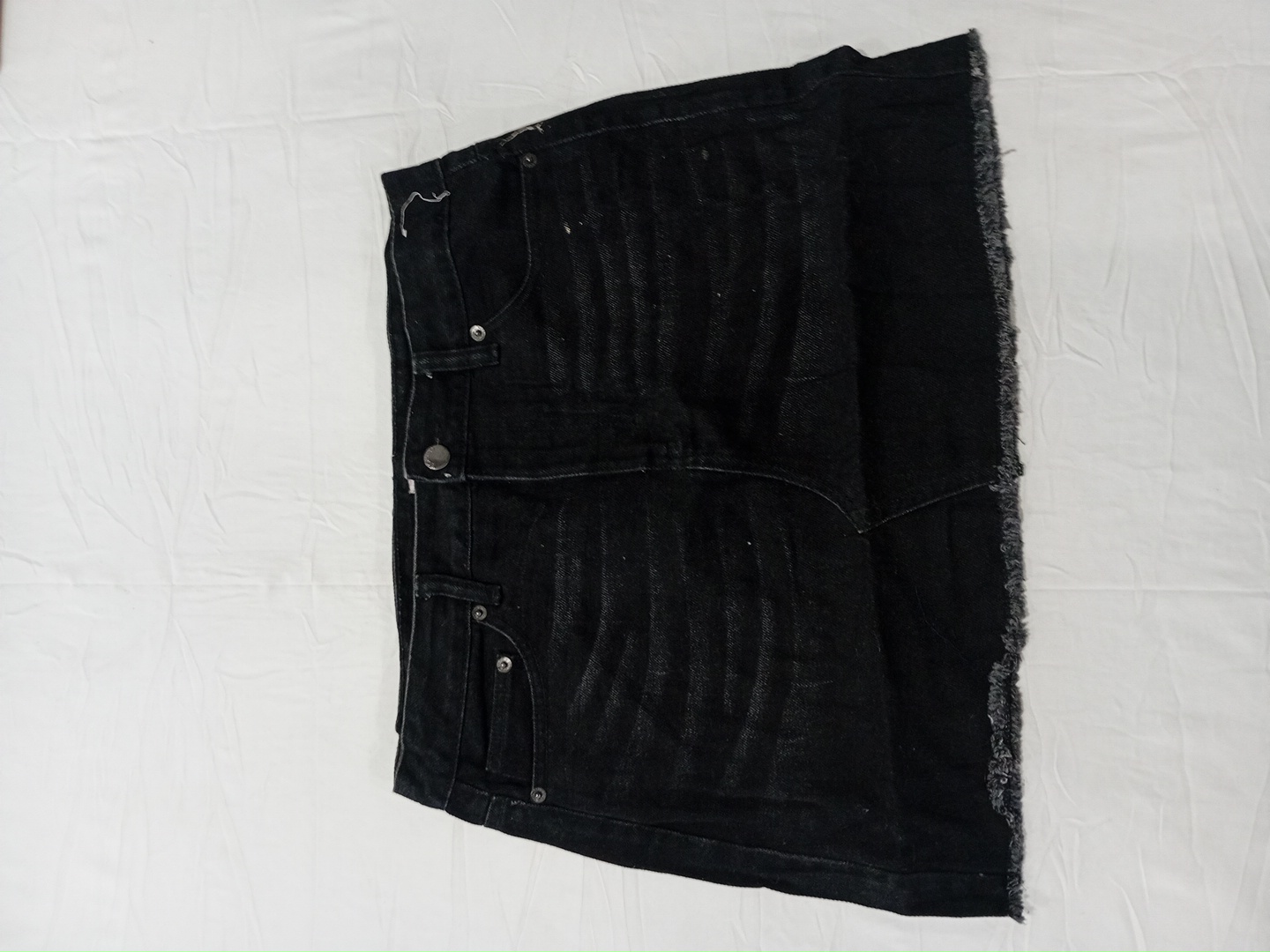 JUPE MINI EN DENIM NOIRE