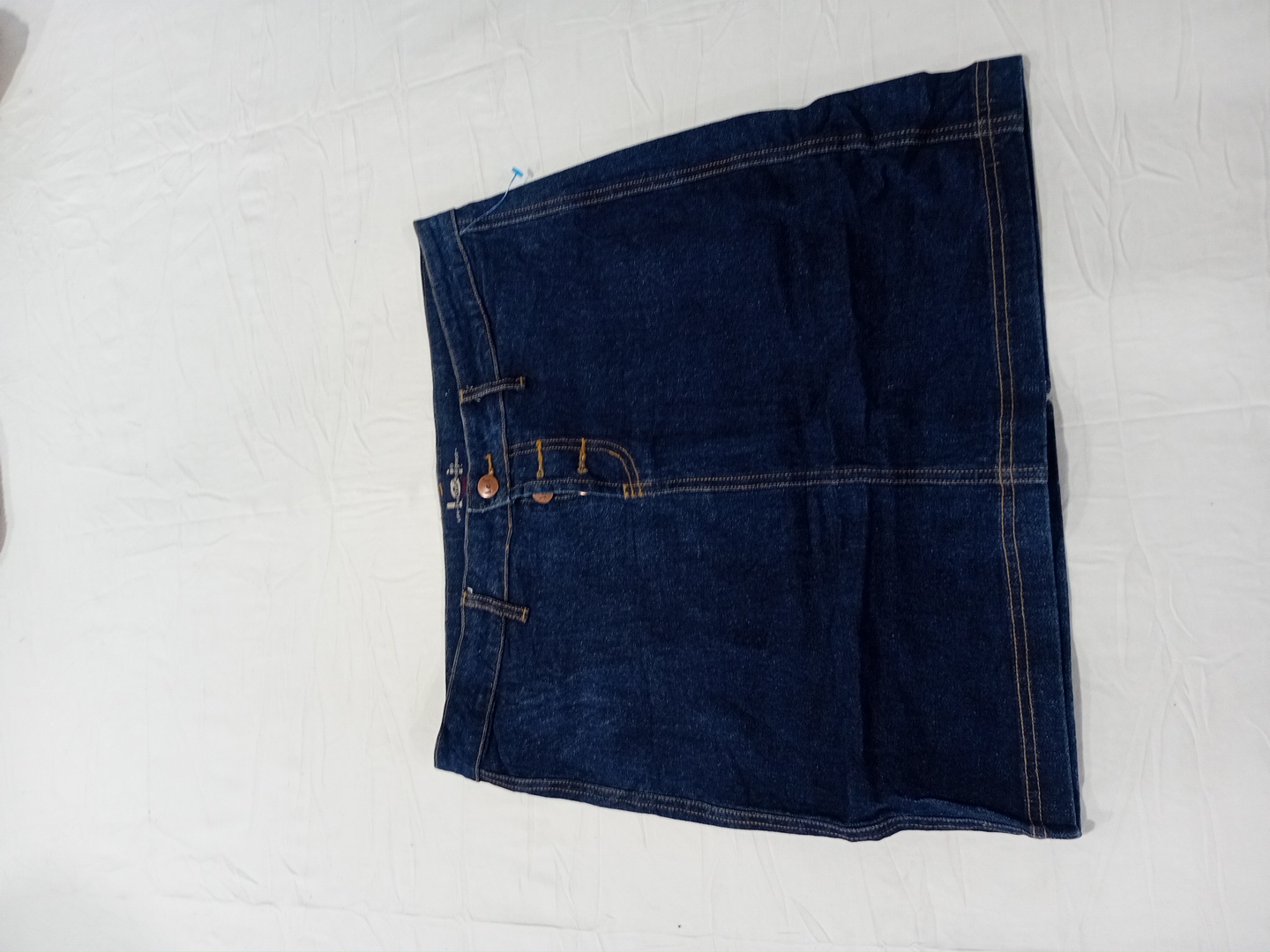 Dark Blue Denim Skirt