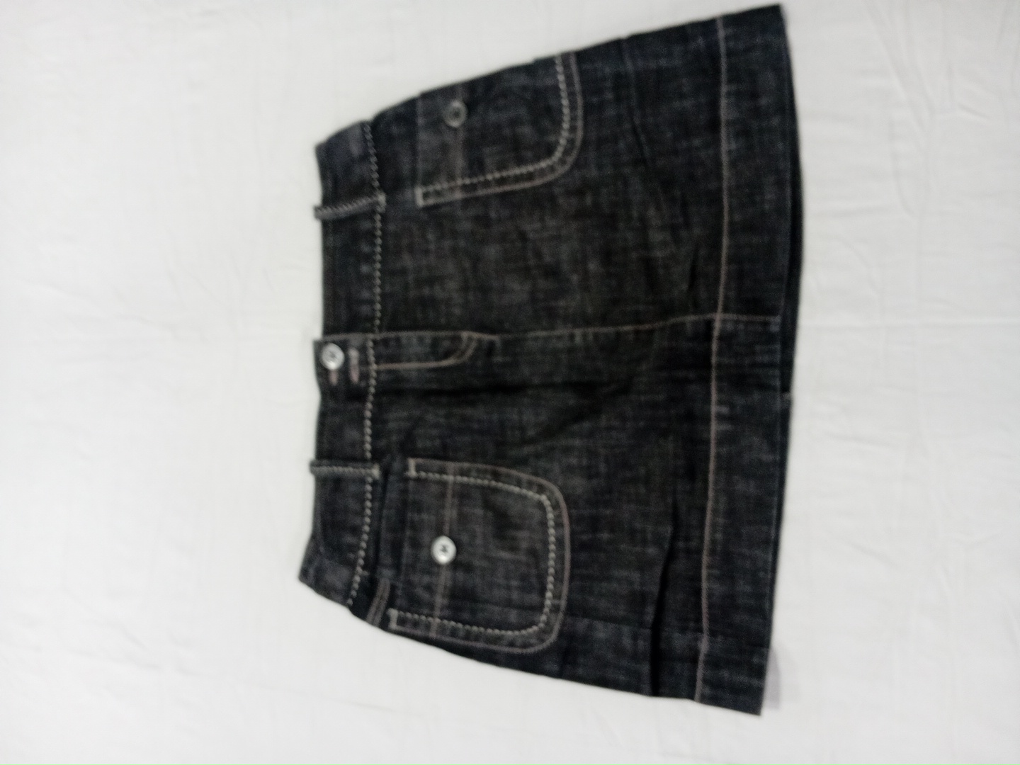 Jupe en denim délavé