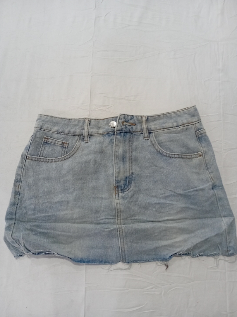 Jupe en jean courte