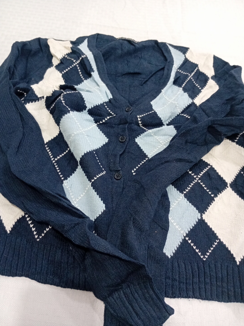 Maglione a maglia con motivo argyle