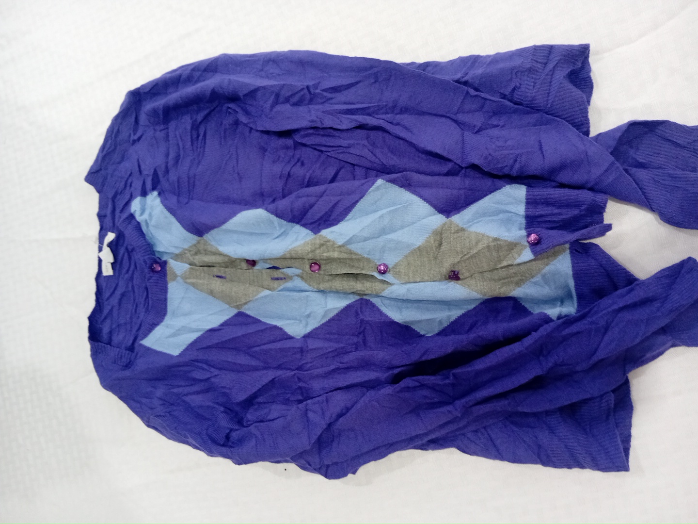 Maglione a motivo argyle