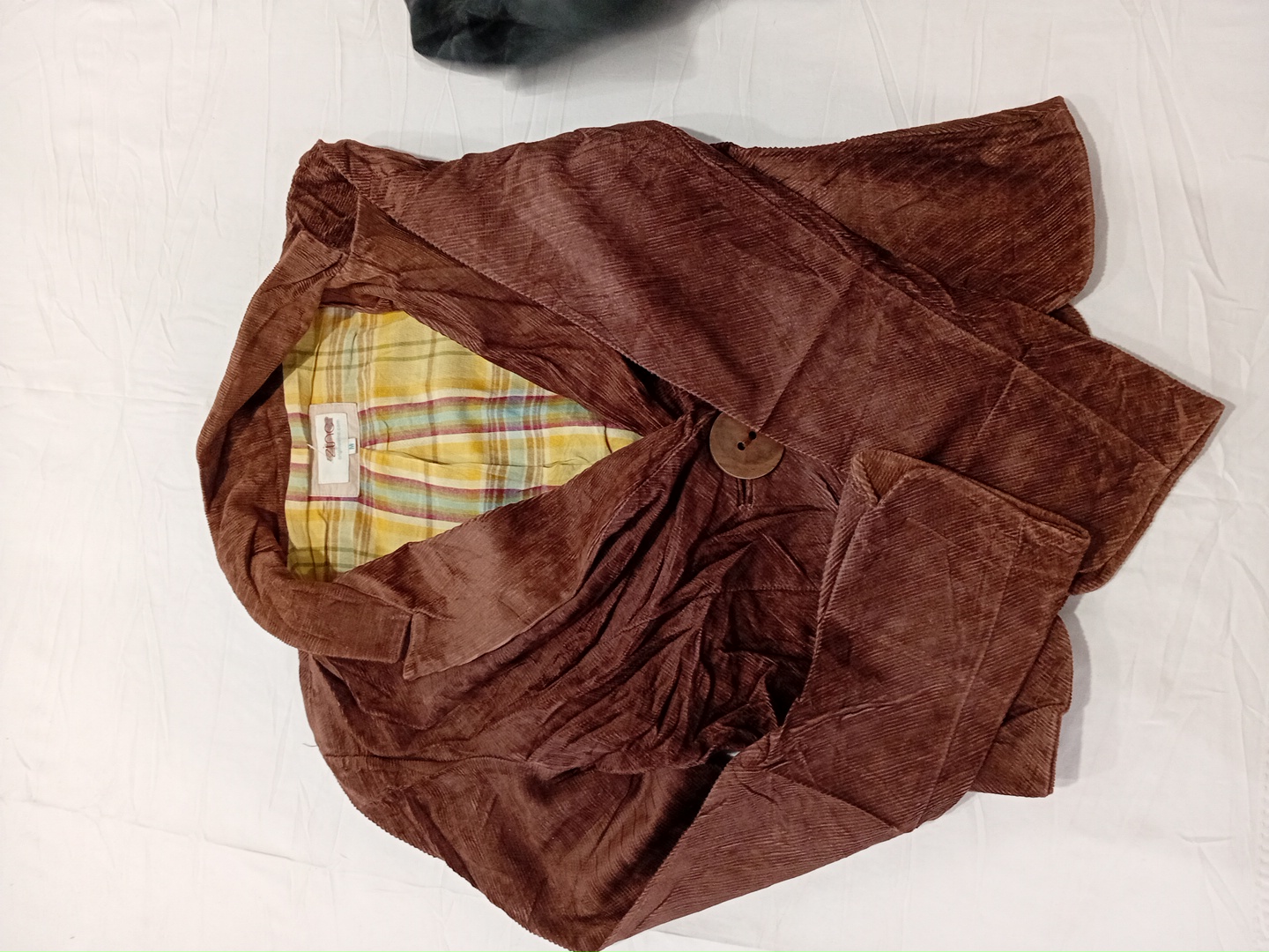 Giacca in velluto a coste marrone