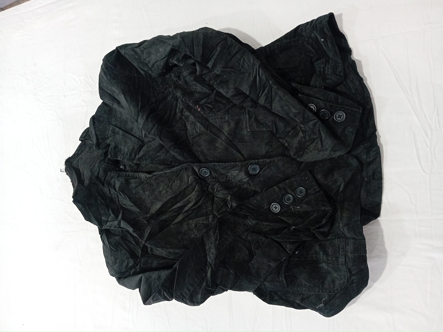 Giacca di cotone nera