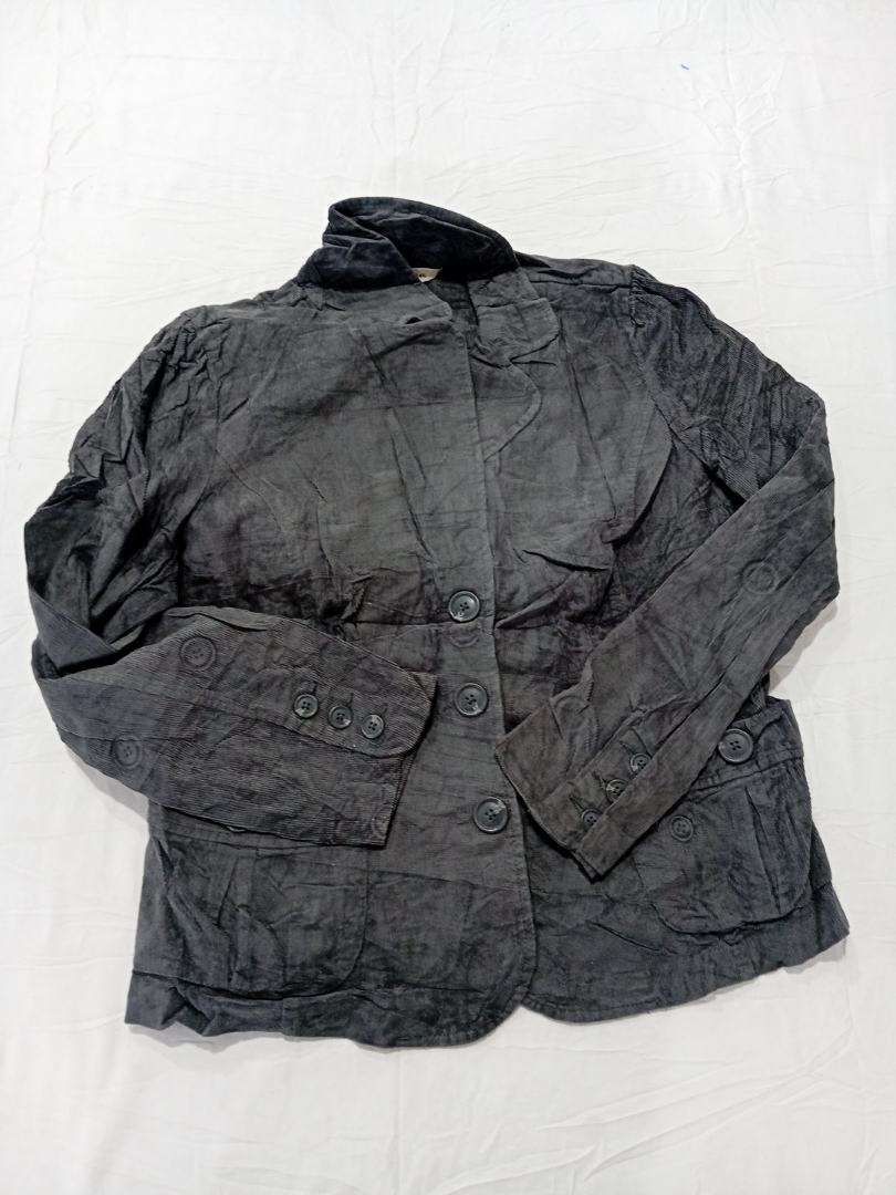 Giacca in cotone grigio scuro