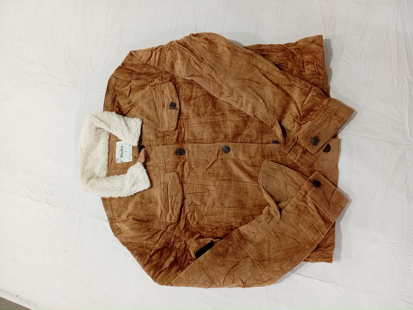 Giacca in velluto a coste marrone