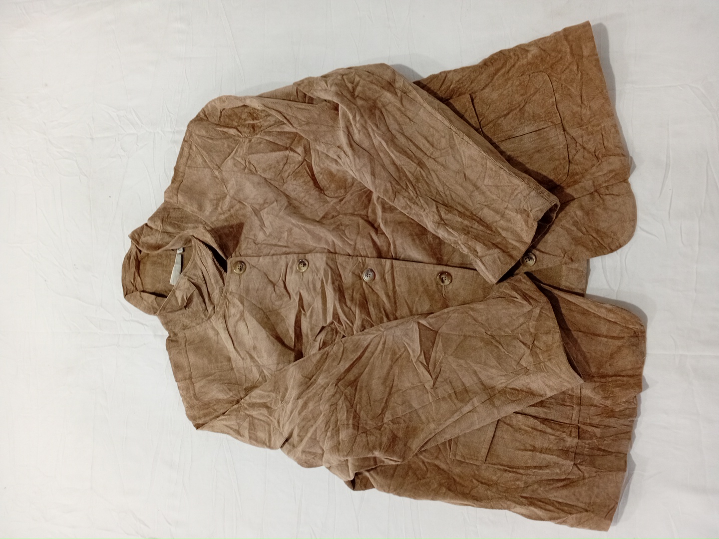 Giacca di cotone marrone