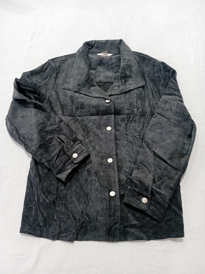 Giacca in corduroy grigio scuro