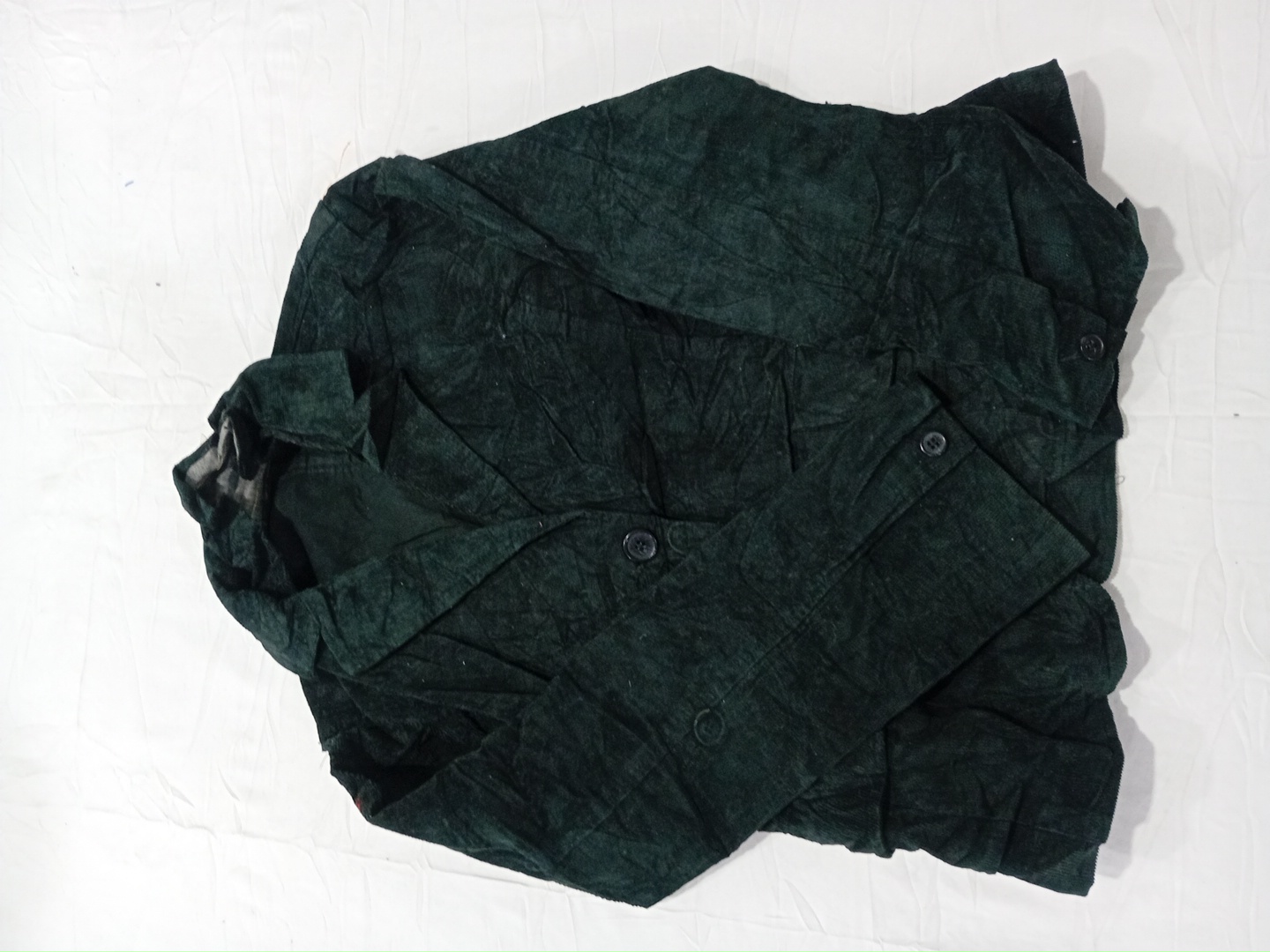 Dark Green Cotton Jacket