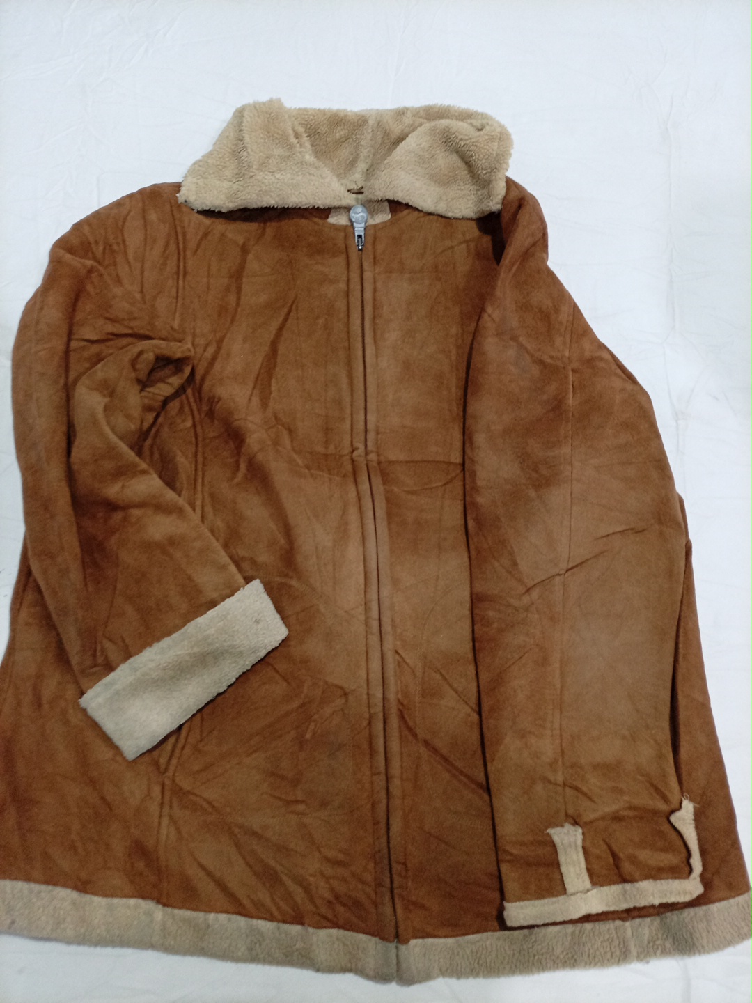 Ensemble de vestes en cuir, denim et doudoune - Wr..