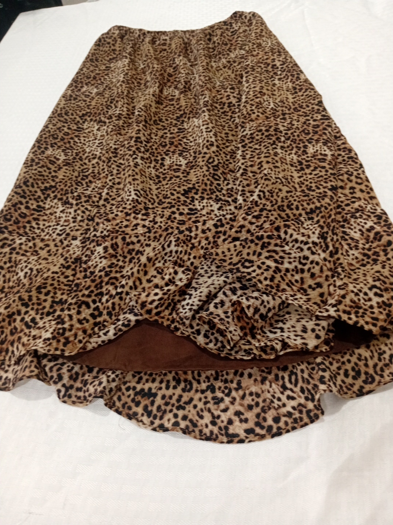 Tiermuster Midi-Rock