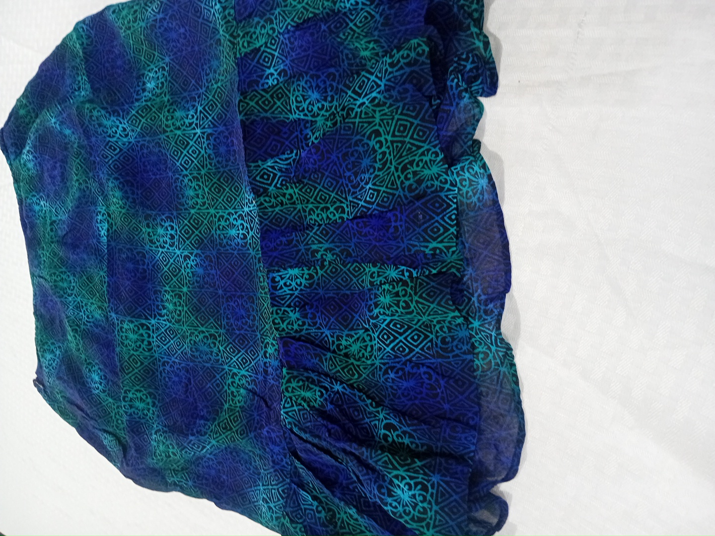 Jupe bleue verte Chicos Design