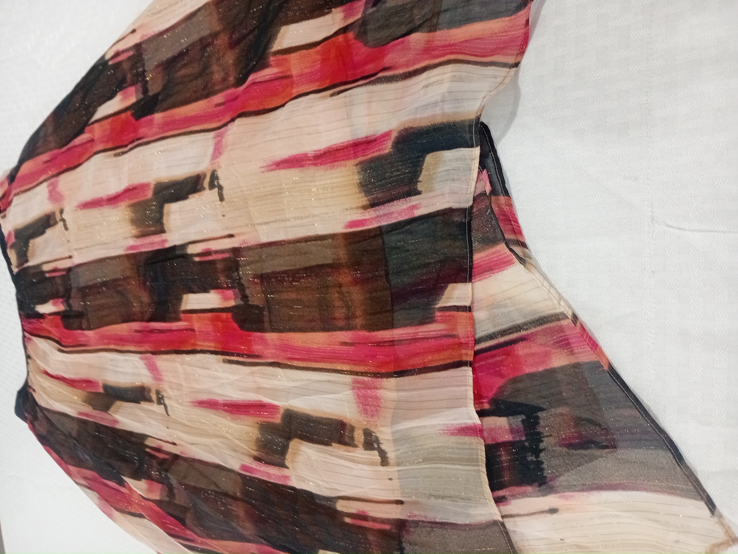 DKNY Abstract Patterned Skirt