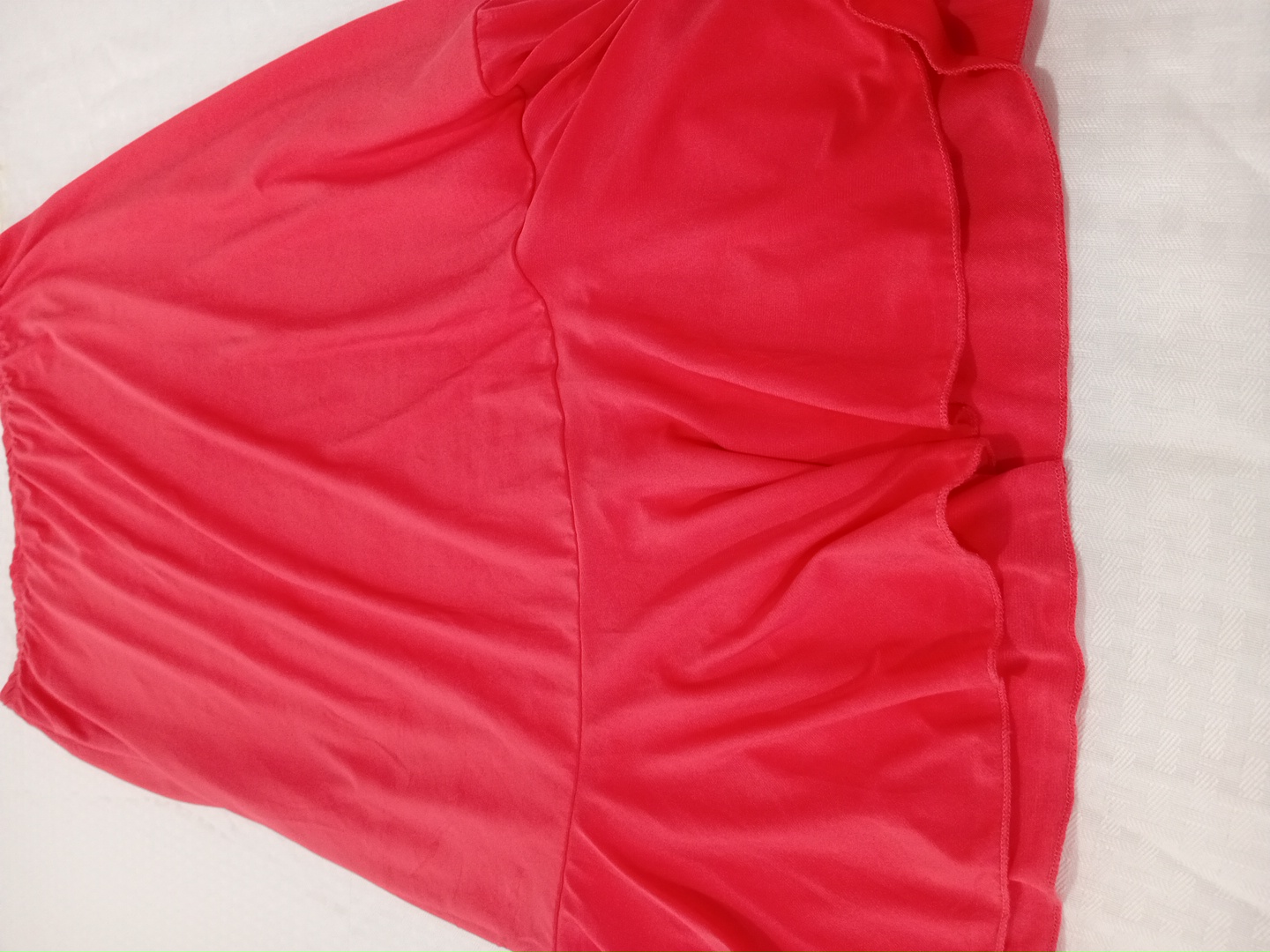 Damen Pink Rüschensrock