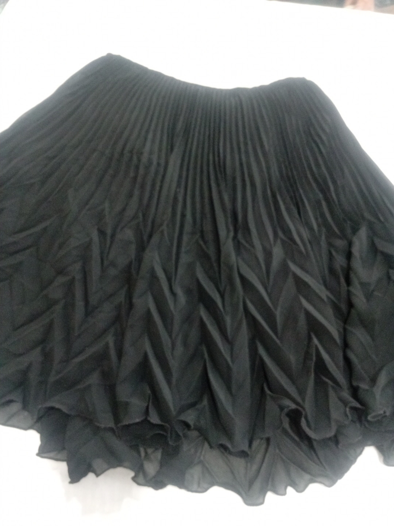 Jupe plissée noire