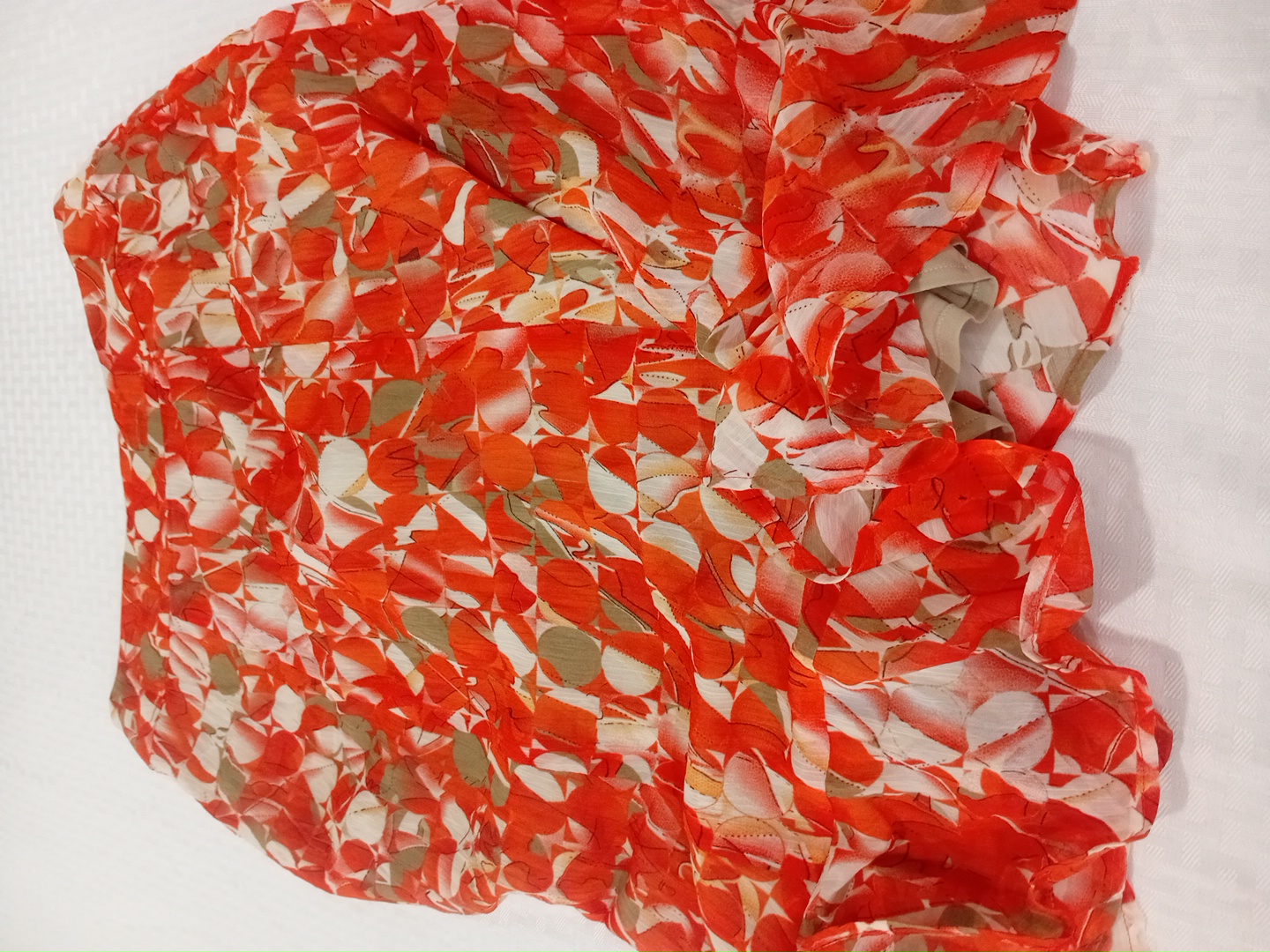 Christy & Banks Orange Floral Skirt