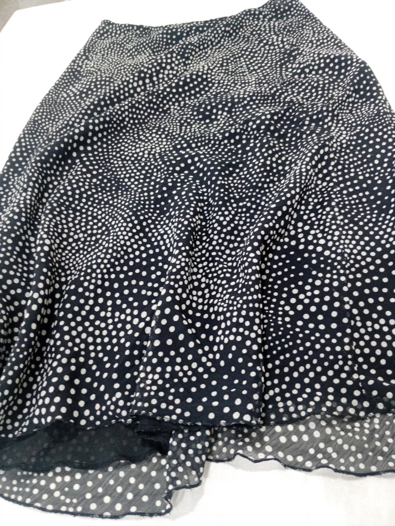 Black Polka Dot Skirt