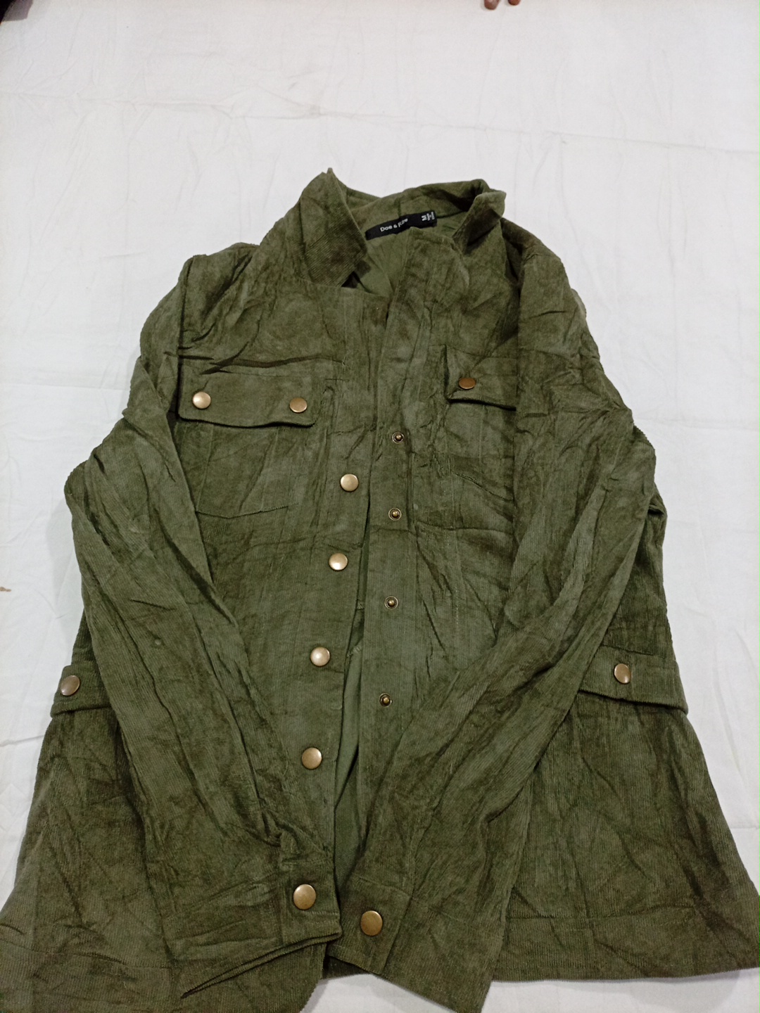 Olive Green Corduroy Jacket