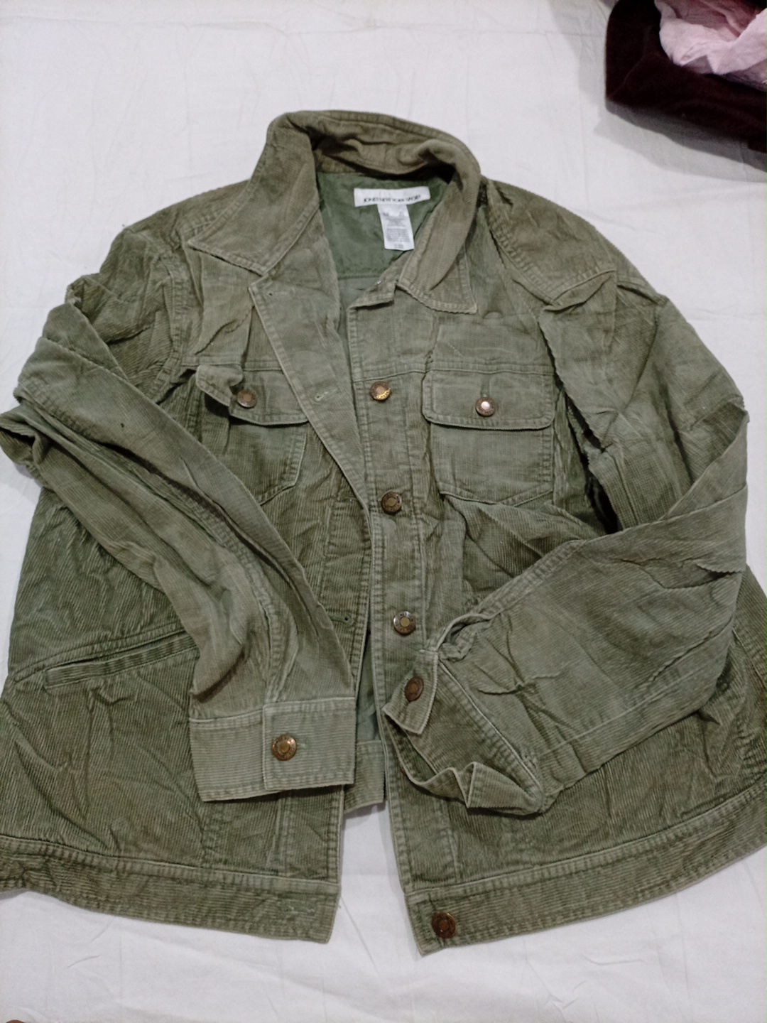 Olive Green Cotton Jacket